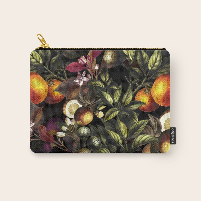 Vintage Fruit Pattern XXVII Carry All Pouch Gallery Image 1