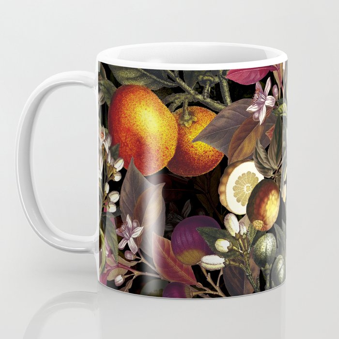 Vintage Fruit Pattern XXVII Coffee Mug Gallery Image 3