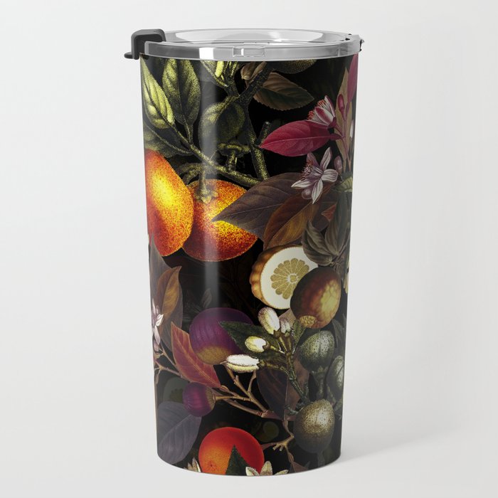 Vintage Fruit Pattern XXVII Travel Mug Gallery Image 3