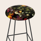 Vintage Fruit Pattern XXVII Stool Gallery Image 2