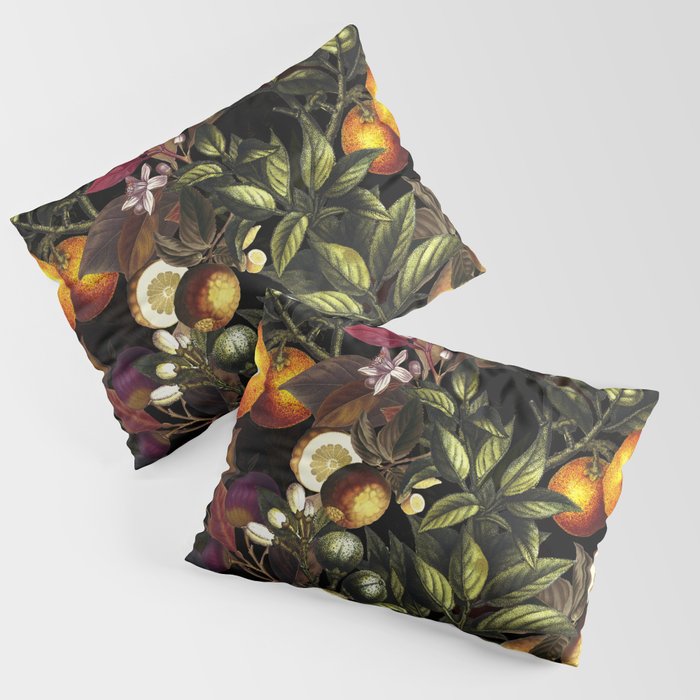Vintage Fruit Pattern XXVII Pillow Sham Gallery Image 1