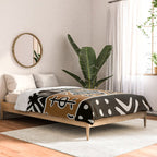 African mud cloth with elephants Comforter Gallery Image 2