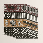 African mud cloth with elephants Wrapping Paper Gallery Image 3