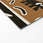 African mud cloth with elephants Welcome Mat Gallery Image 2