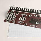 African mud cloth with elephants Wrapping Paper Gallery Image 2