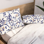Abstract women between shapes II Pillow Sham Gallery Image 2