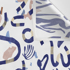 Abstract women between shapes II Wall Tapestry Gallery Image 3