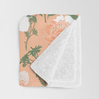 Modern floral blooms PGM7 Throw Blanket Gallery Image 3