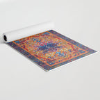 Saffron Elegance: Timeless Berber Atlas Moroccan Aesthetics Yoga Mat Gallery Image 2