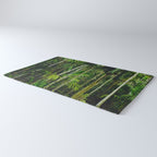 Tropical Bamboo Palm Forest Rug Gallery Image 3