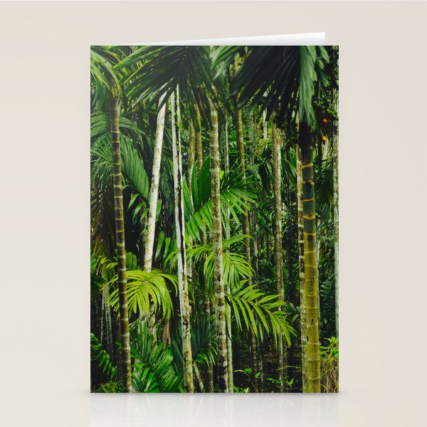 Tropical Bamboo Palm Forest Stationery Card Gallery Image 1