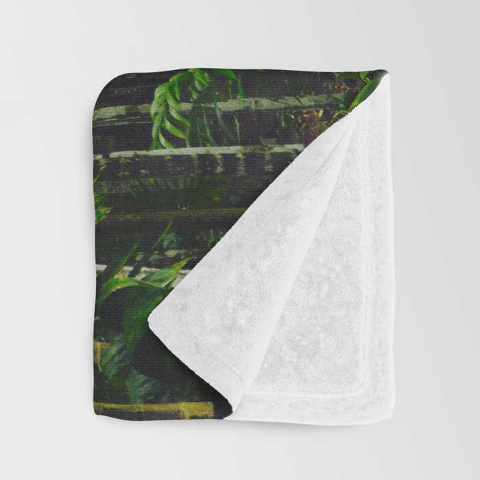 Tropical Bamboo Palm Forest Throw Blanket Gallery Image 3