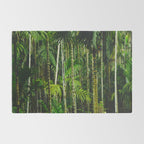 Tropical Bamboo Palm Forest Rug Gallery Image 2