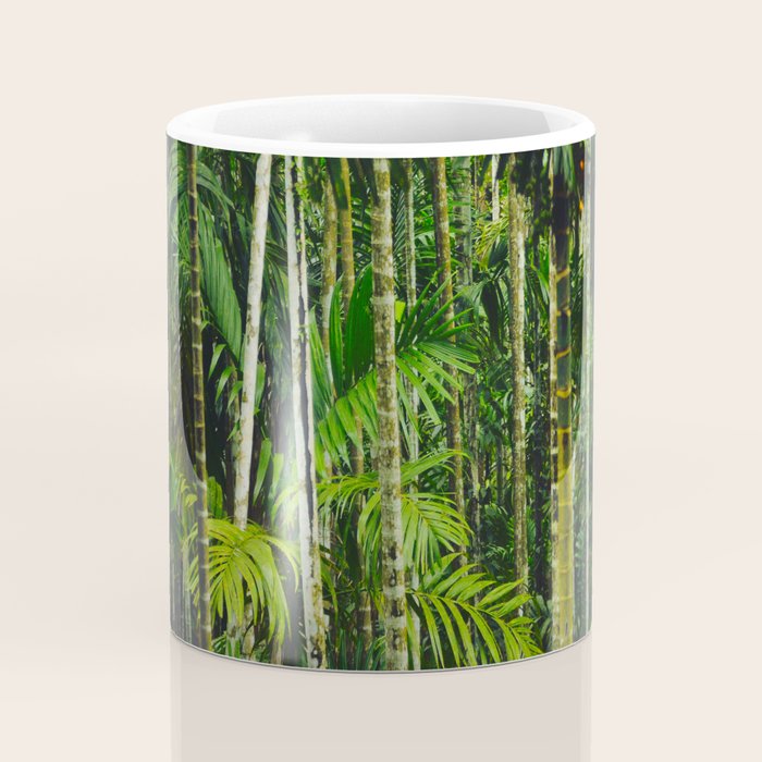Tropical Bamboo Palm Forest Coffee Mug Gallery Image 4