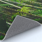 Tropical Bamboo Palm Forest Rug Gallery Image 4