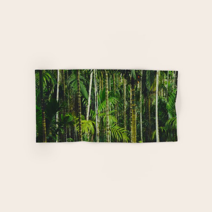Tropical Bamboo Palm Forest Bath Towel Gallery Image 1