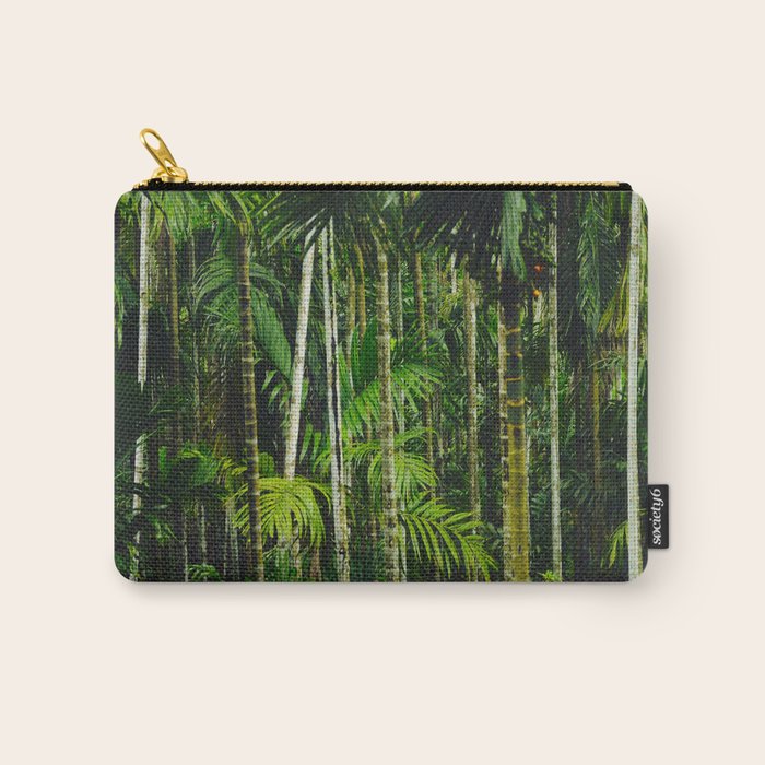 Tropical Bamboo Palm Forest Carry All Pouch Gallery Image 1