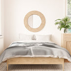 Jazz Age Blond Sipping Champagne black and white photograph / photography Duvet Cover Gallery Image 3