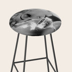 Jazz Age Blond Sipping Champagne black and white photograph / photography Stool Gallery Image 2