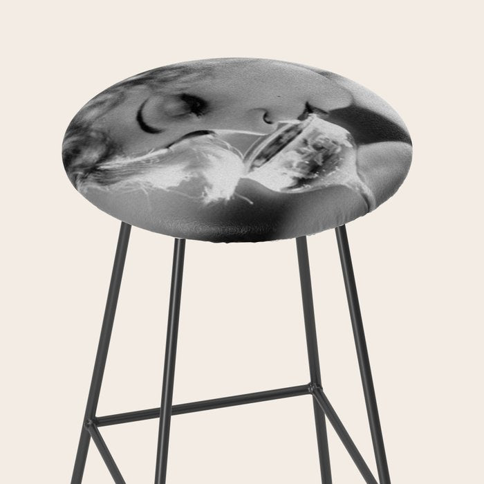 Jazz Age Blond Sipping Champagne black and white photograph / photography Stool Gallery Image 2
