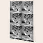 Jazz Age Blond Sipping Champagne black and white photograph / photography Wallpaper Gallery Image 2