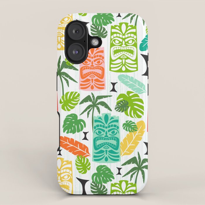 Tiki Time Multi iPhone Case Gallery Image 1