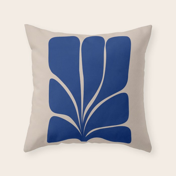 Seven Leaf Plant - 3/3 Throw Pillow Gallery Image 1