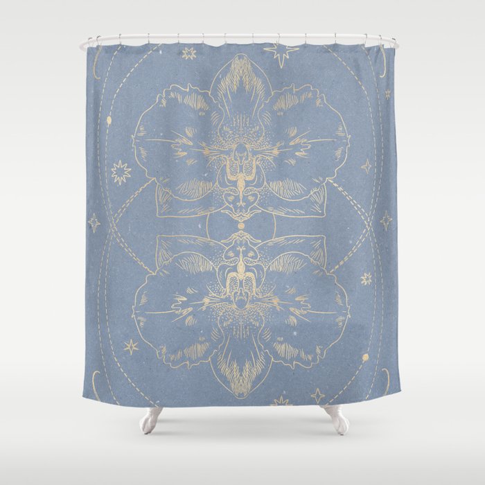 The mystical orchid  Shower Curtain Gallery Image 1