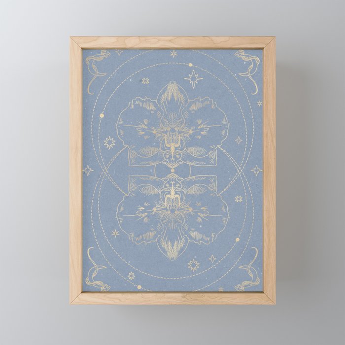 The mystical orchid  Mini Art Print Gallery Image 1