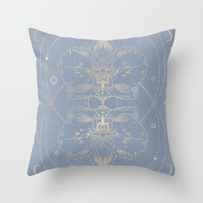 The mystical orchid  Throw Pillow Gallery Image 6