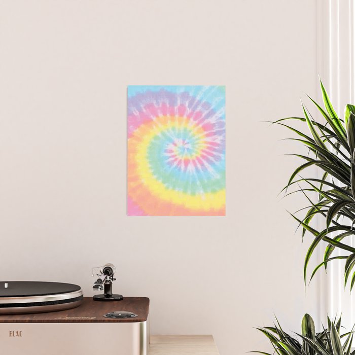 Pastel Tie Dye Poster Gallery Image 2