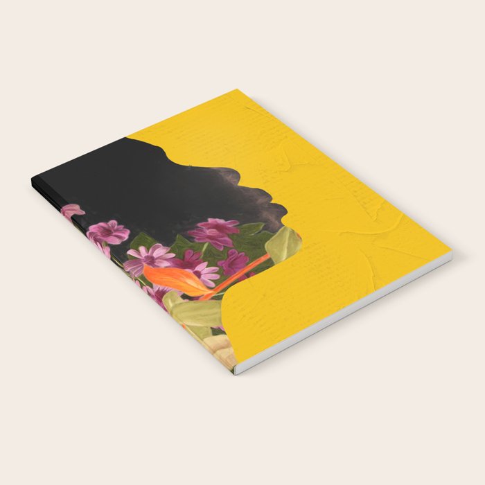 Floral Portrait 19 Notebook Gallery Image 1
