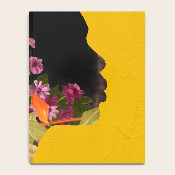 Floral Portrait 19 Notebook Gallery Image 4