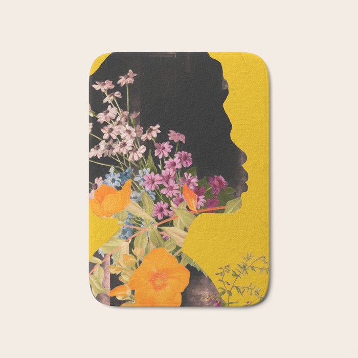 Floral Portrait 19 Bath Mat Gallery Image 1