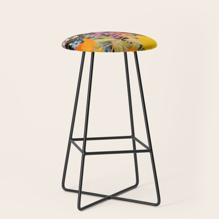 Floral Portrait 19 Stool Gallery Image 1