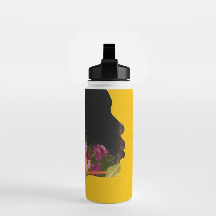 Floral Portrait 19 Water Bottle Gallery Image 2