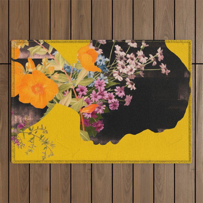 Floral Portrait 19 Outdoor Rug Gallery Image 1