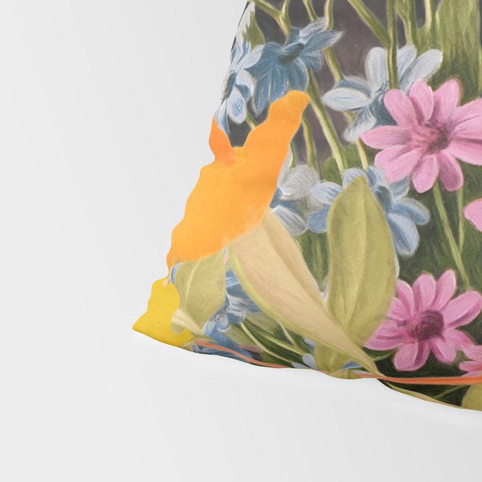 Floral Portrait 19 Pillow Sham Gallery Image 4