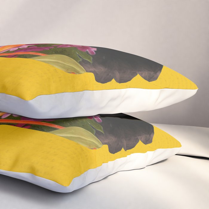 Floral Portrait 19 Pillow Sham Gallery Image 3