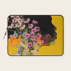 Floral Portrait 19 Laptop Sleeve Gallery Image 1