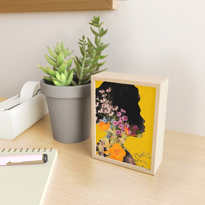 Floral Portrait 19 Mini Art Print Gallery Image 2