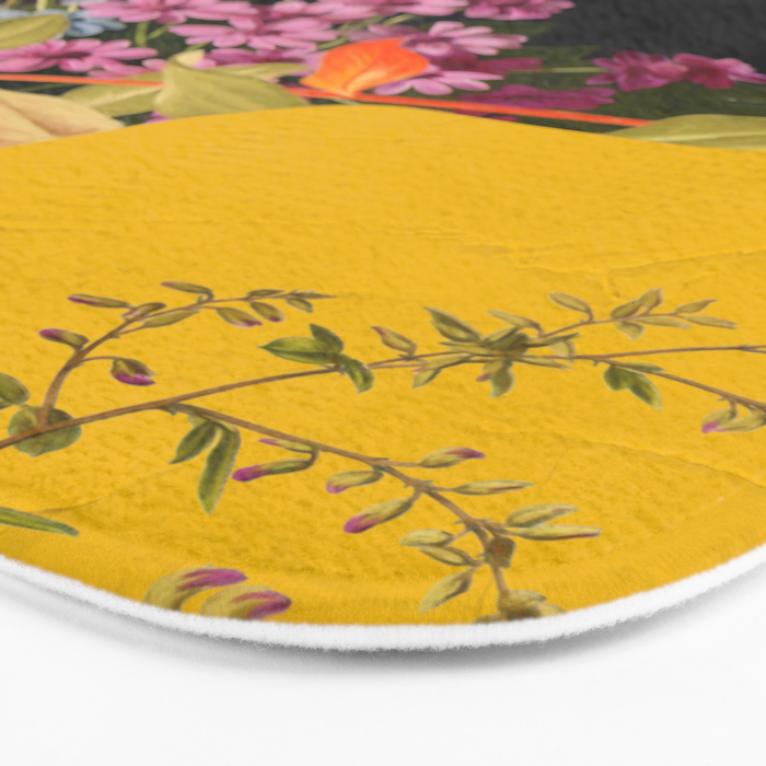 Floral Portrait 19 Bath Mat Gallery Image 3