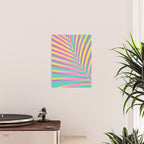 Pink Tropical Palm Leaf Poster Gallery Image 2