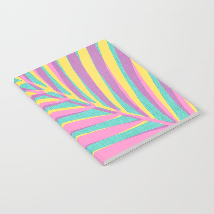 Pink Tropical Palm Leaf Notebook Gallery Image 1
