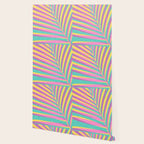 Pink Tropical Palm Leaf Wallpaper Gallery Image 2