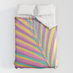 Pink Tropical Palm Leaf Comforter Gallery Image 6