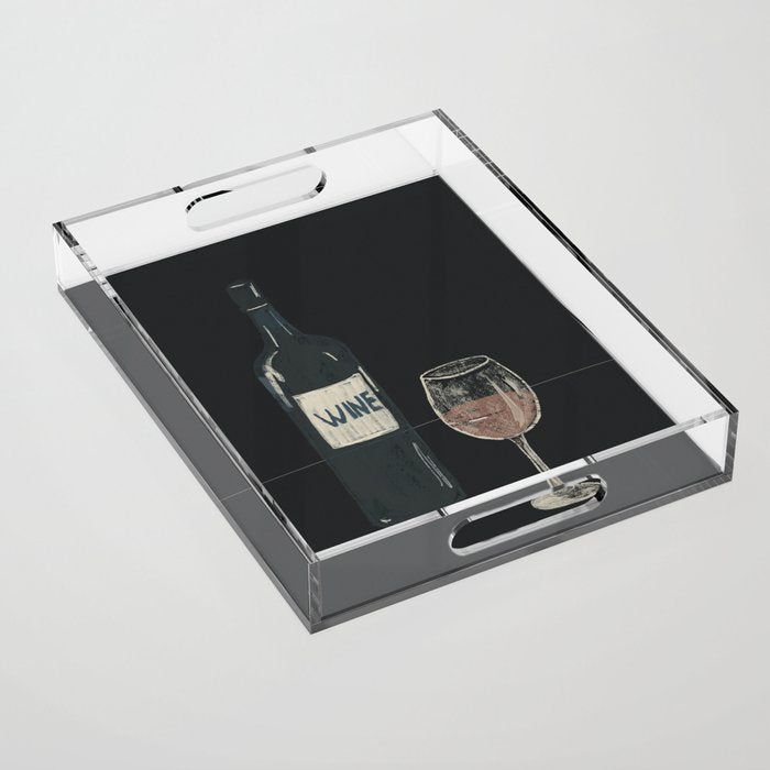 Wine 7 Acrylic Tray Gallery Image 1