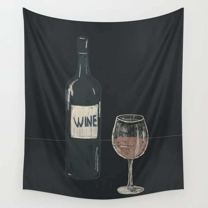 Wine 7 Wall Tapestry Gallery Image 4