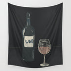 Wine 7 Wall Tapestry Gallery Image 4