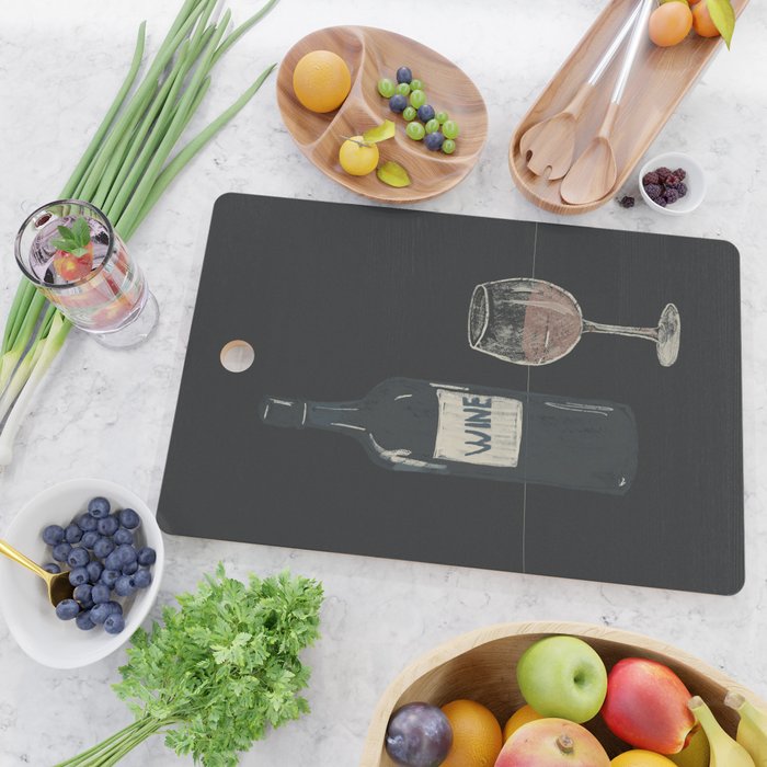 Wine 7 Cutting Board Gallery Image 2
